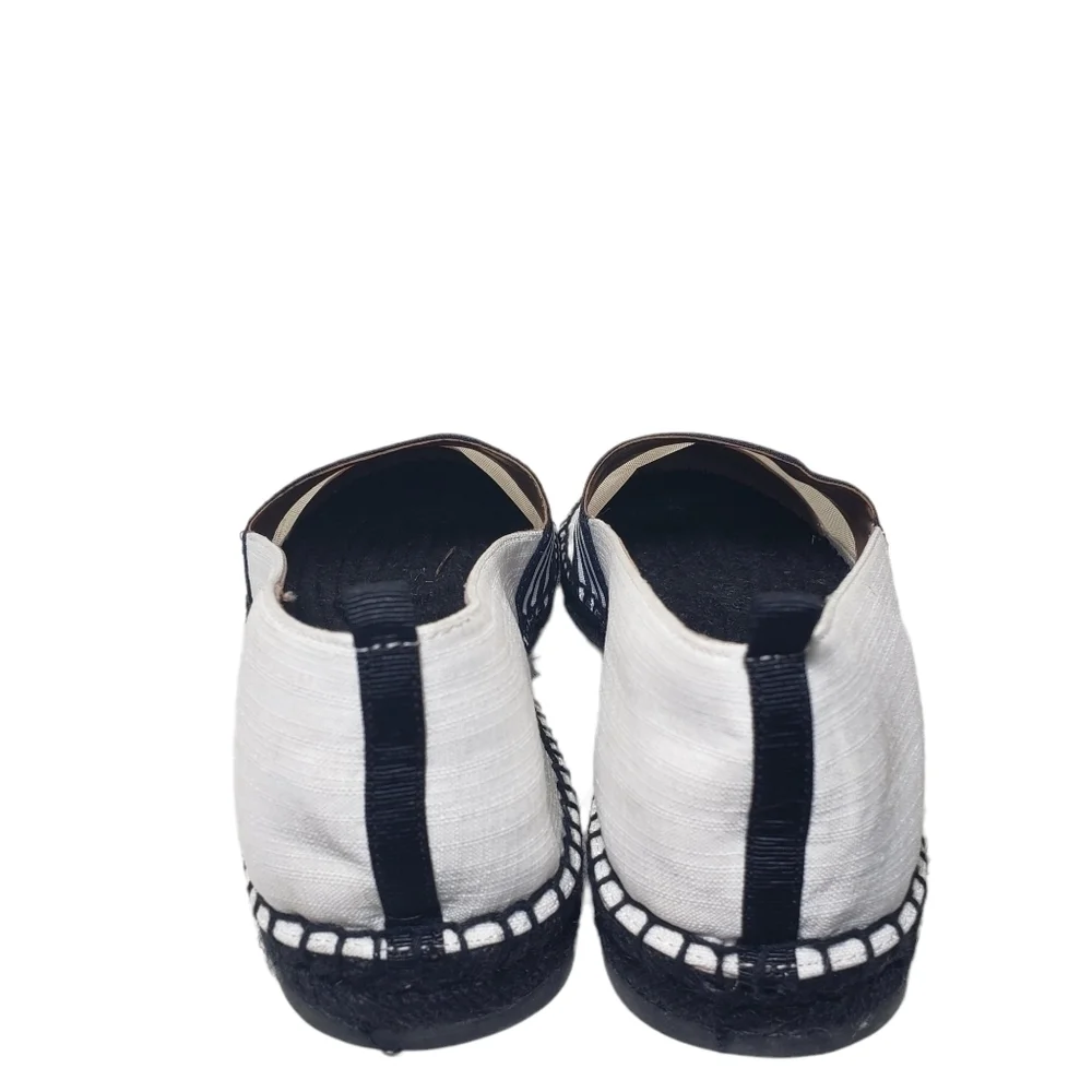 Zac Posen VIDA White Woven Slip On Espadrilles Sz 10M